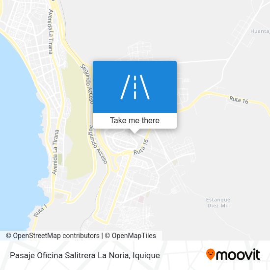 Pasaje Oficina Salitrera La Noria map