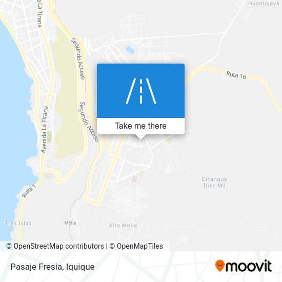 Mapa de Pasaje Fresia
