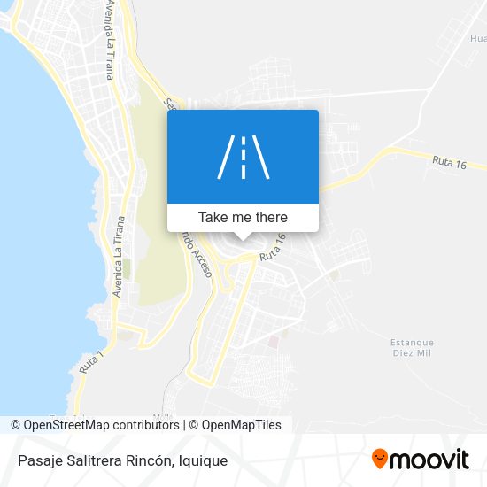 Pasaje Salitrera Rincón map