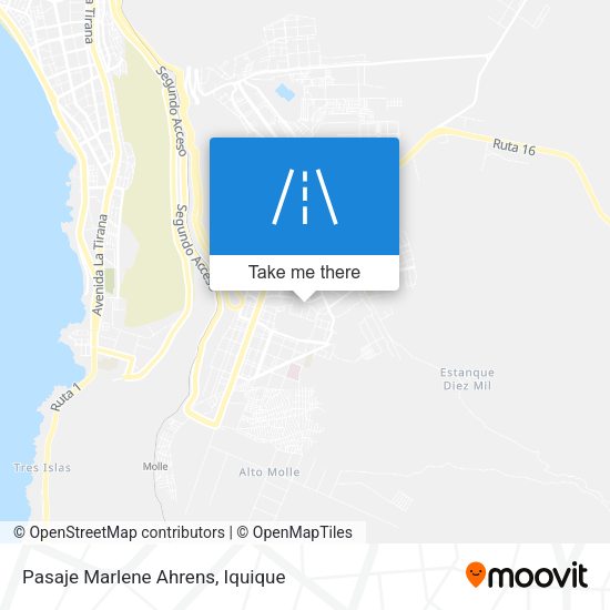 Mapa de Pasaje Marlene Ahrens