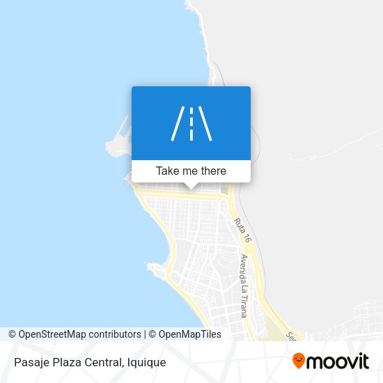 Mapa de Pasaje Plaza Central