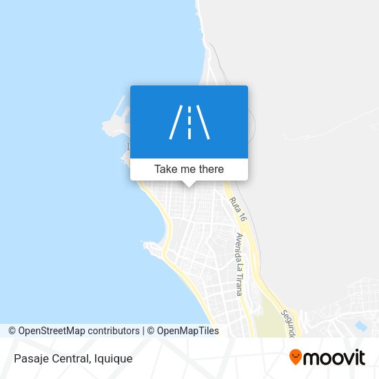 Mapa de Pasaje Central