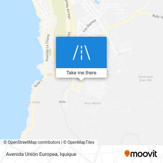 Avenida Unión Europea map