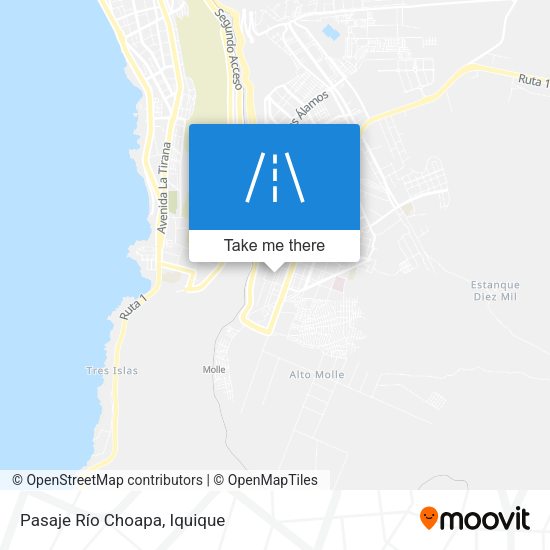 Pasaje Río Choapa map