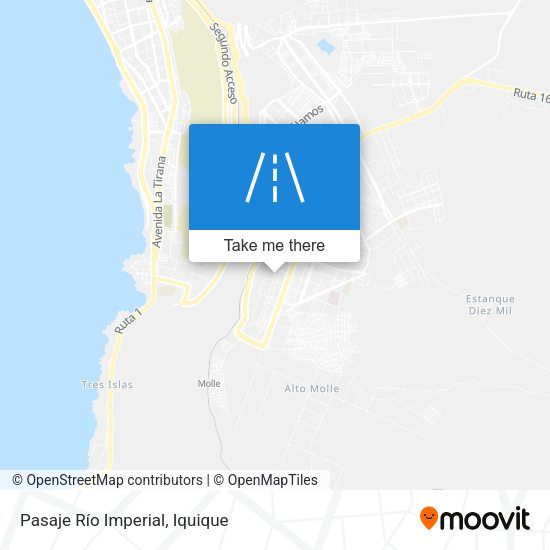 Mapa de Pasaje Río Imperial