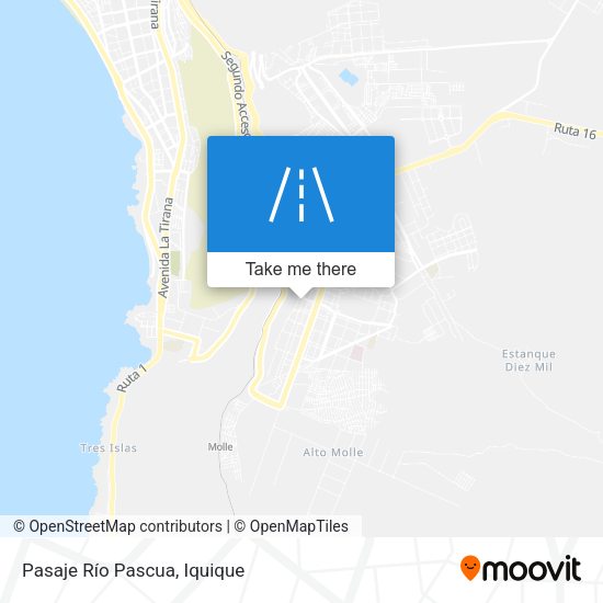 Pasaje Río Pascua map
