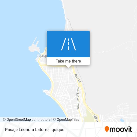 Pasaje Leonora Latorre map