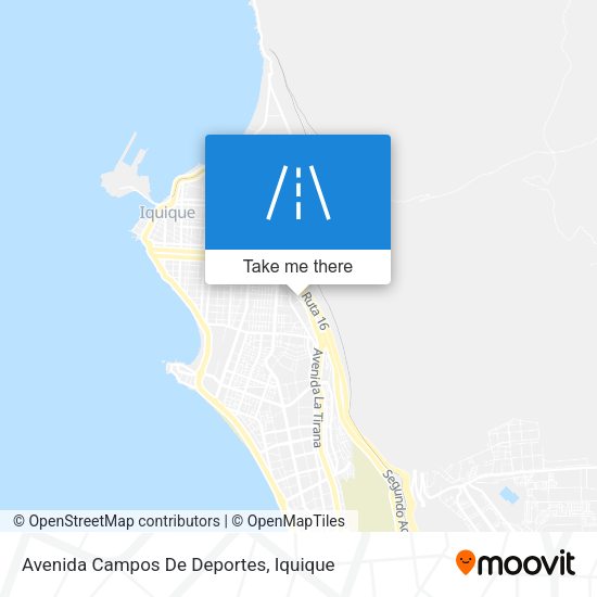 Avenida Campos De Deportes map