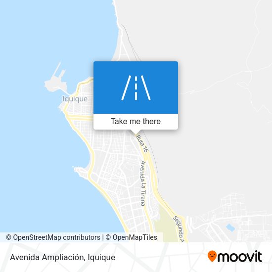 Mapa de Avenida Ampliación