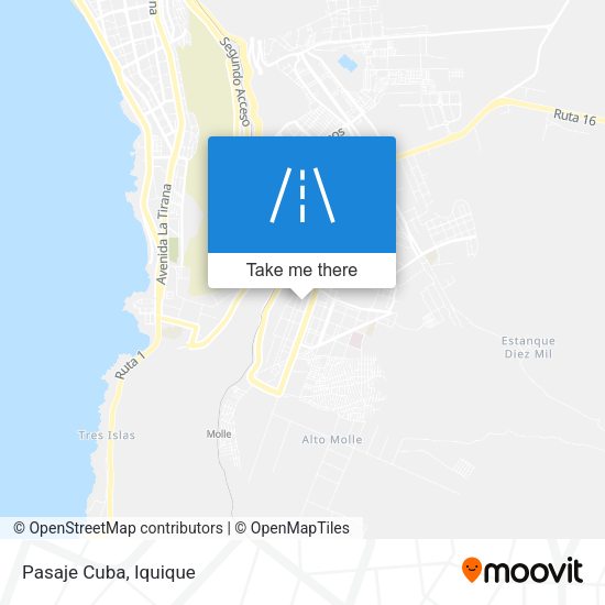 Mapa de Pasaje Cuba