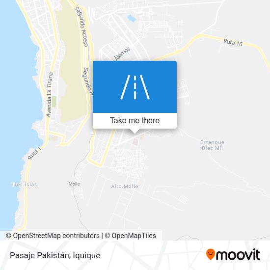 Mapa de Pasaje Pakistán