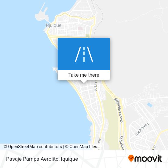 Pasaje Pampa Aerolito map