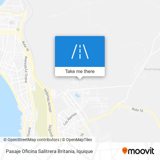 Pasaje Oficina Salitrera Britania map