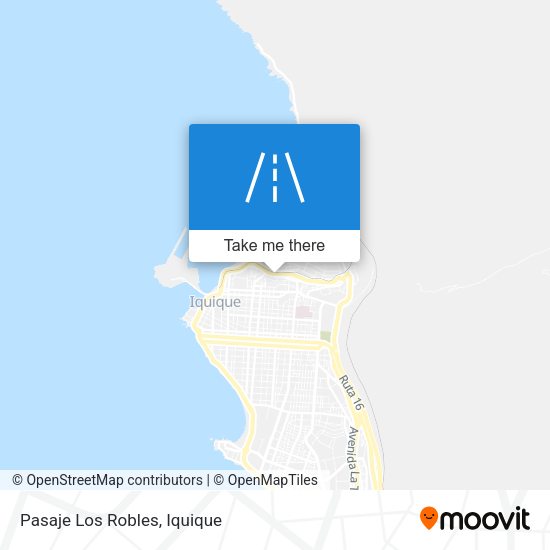 Mapa de Pasaje Los Robles