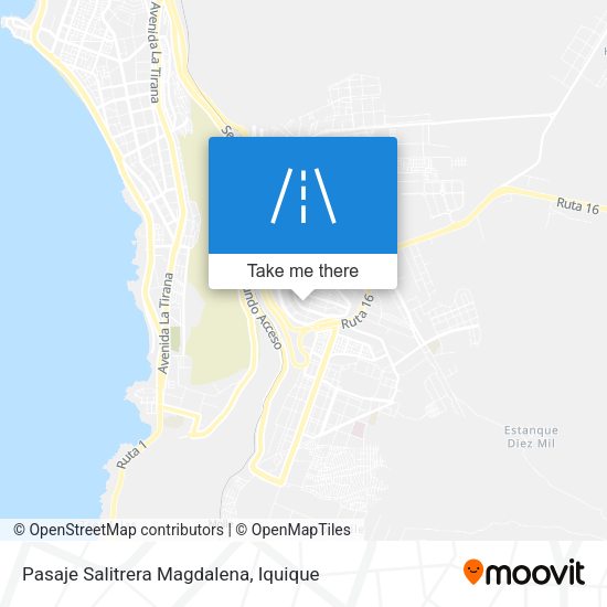 Pasaje Salitrera Magdalena map