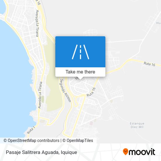 Pasaje Salitrera Aguada map