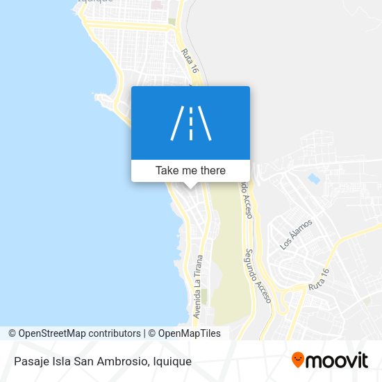 Pasaje Isla San Ambrosio map