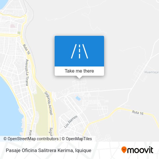 Pasaje Oficina Salitrera Kerima map