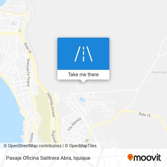 Mapa de Pasaje Oficina Salitrera Abra