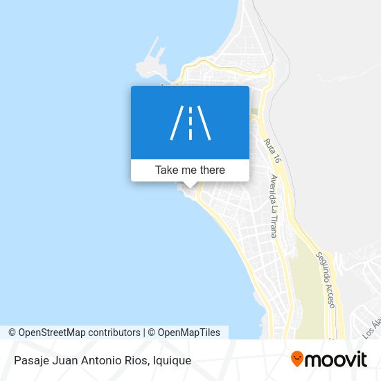 Pasaje Juan Antonio Rios map