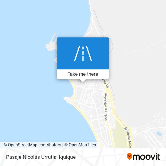Pasaje Nicolás Urrutia map