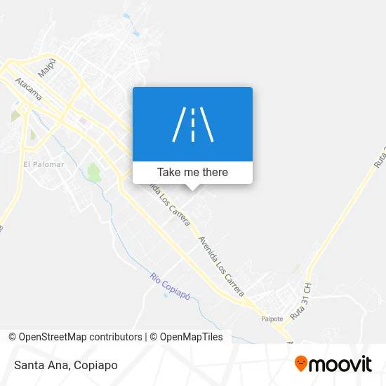 Santa Ana map