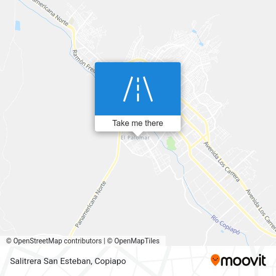 Mapa de Salitrera San Esteban