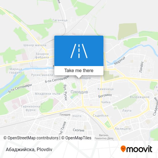 Абаджийска map