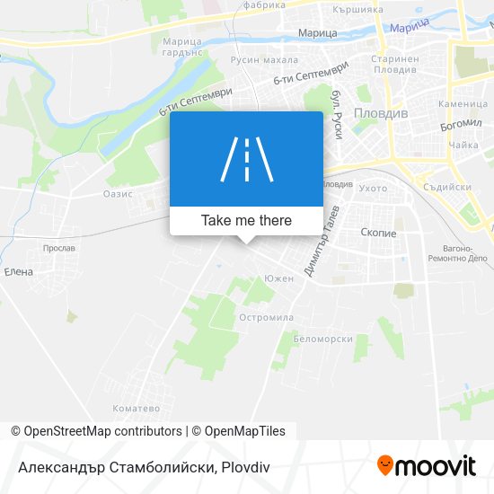 Александър Стамболийски map