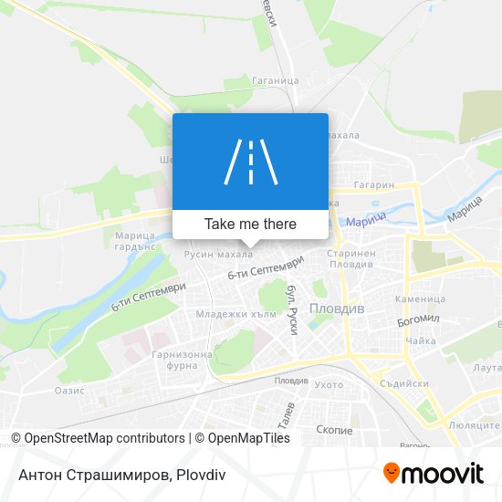 Карта Антон Страшимиров