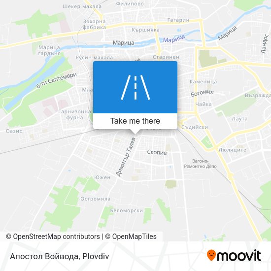 Апостол Войвода map