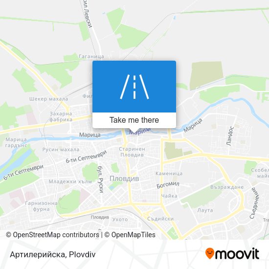 Артилерийска map