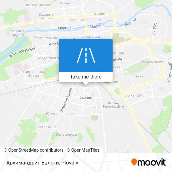 Архимандрит Евлоги map