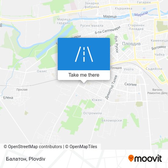Балатон map