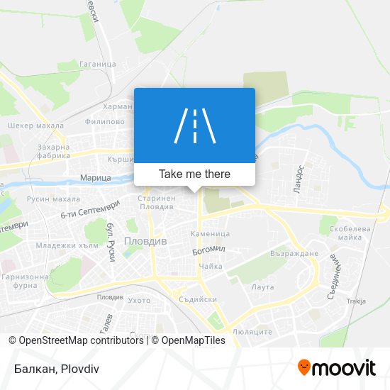 Балкан map