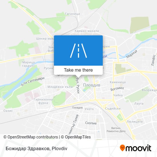 Божидар Здравков map