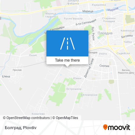 Болград map