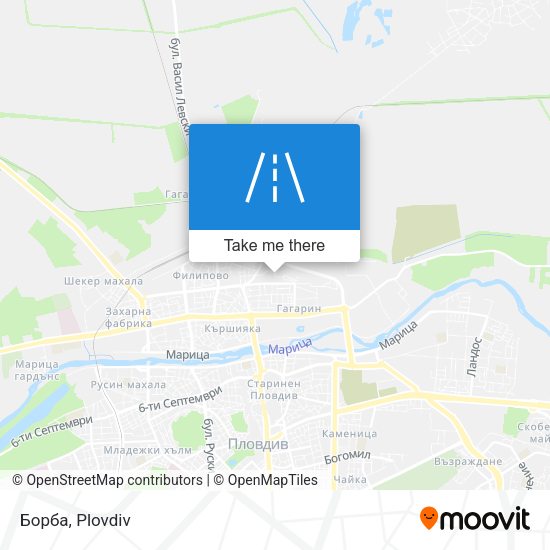 Карта Борба