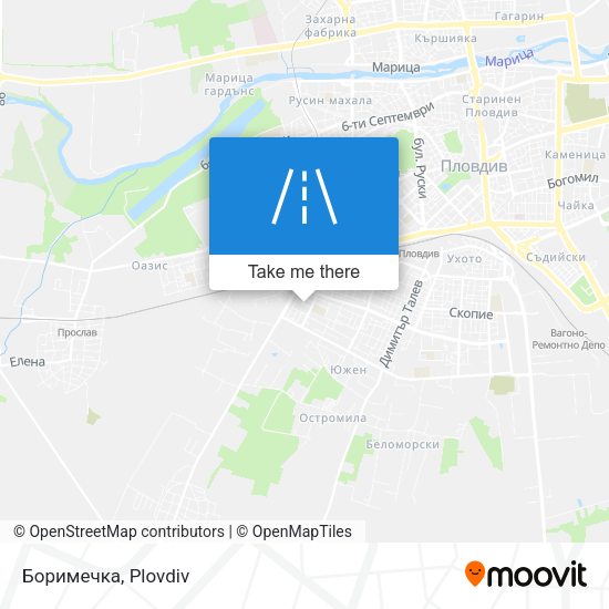 Боримечка map
