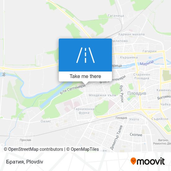 Карта Братия