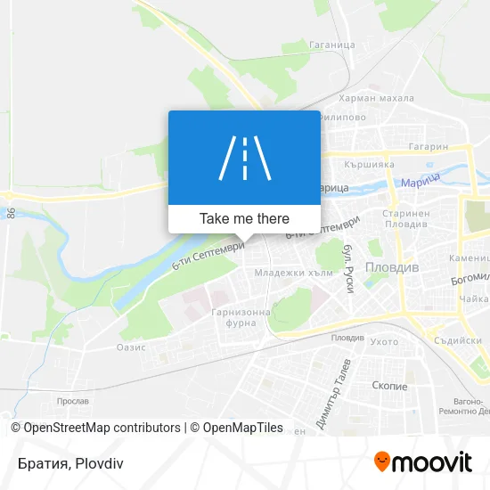 Карта Братия