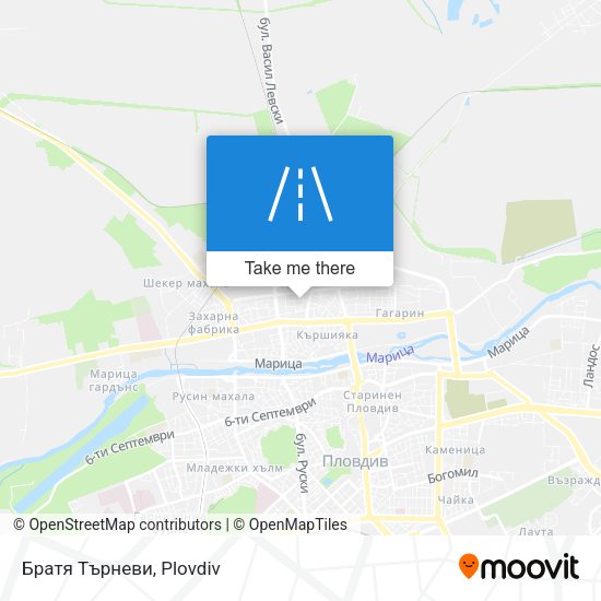 Братя Търневи map