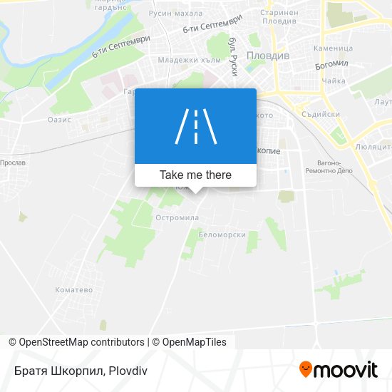 Братя Шкорпил map