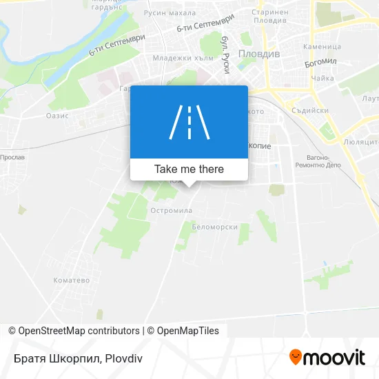 Братя Шкорпил map