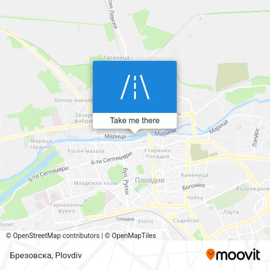 Карта Брезовска