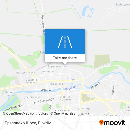 Брезовско Шосе map