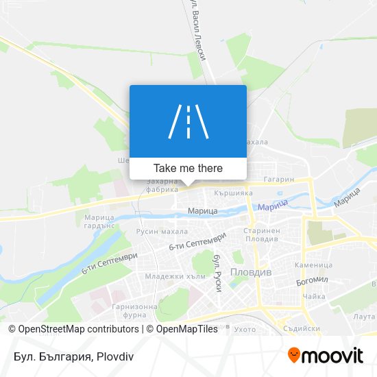Бул. България map