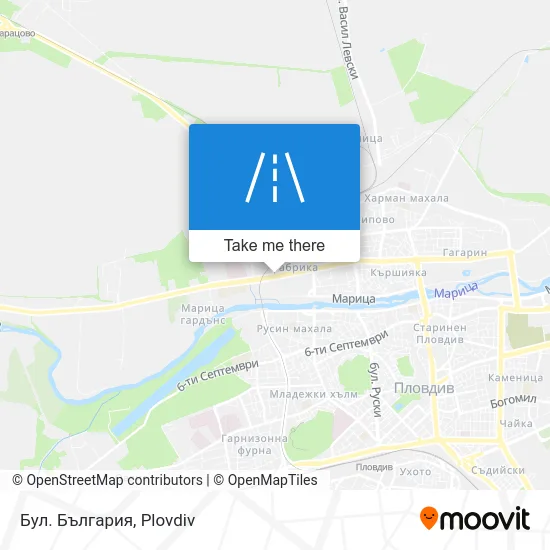 Карта Бул. България