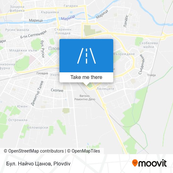 Бул. Найчо Цанов map