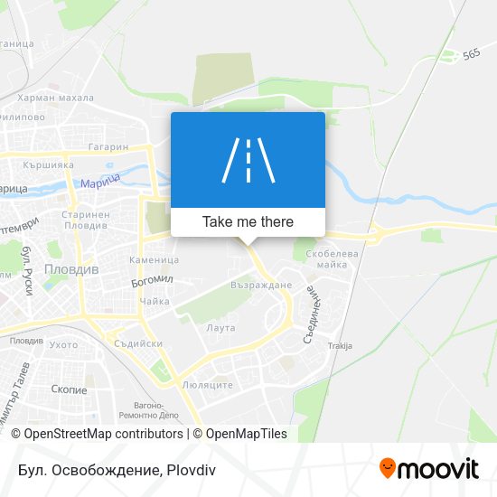 Бул. Освобождение map